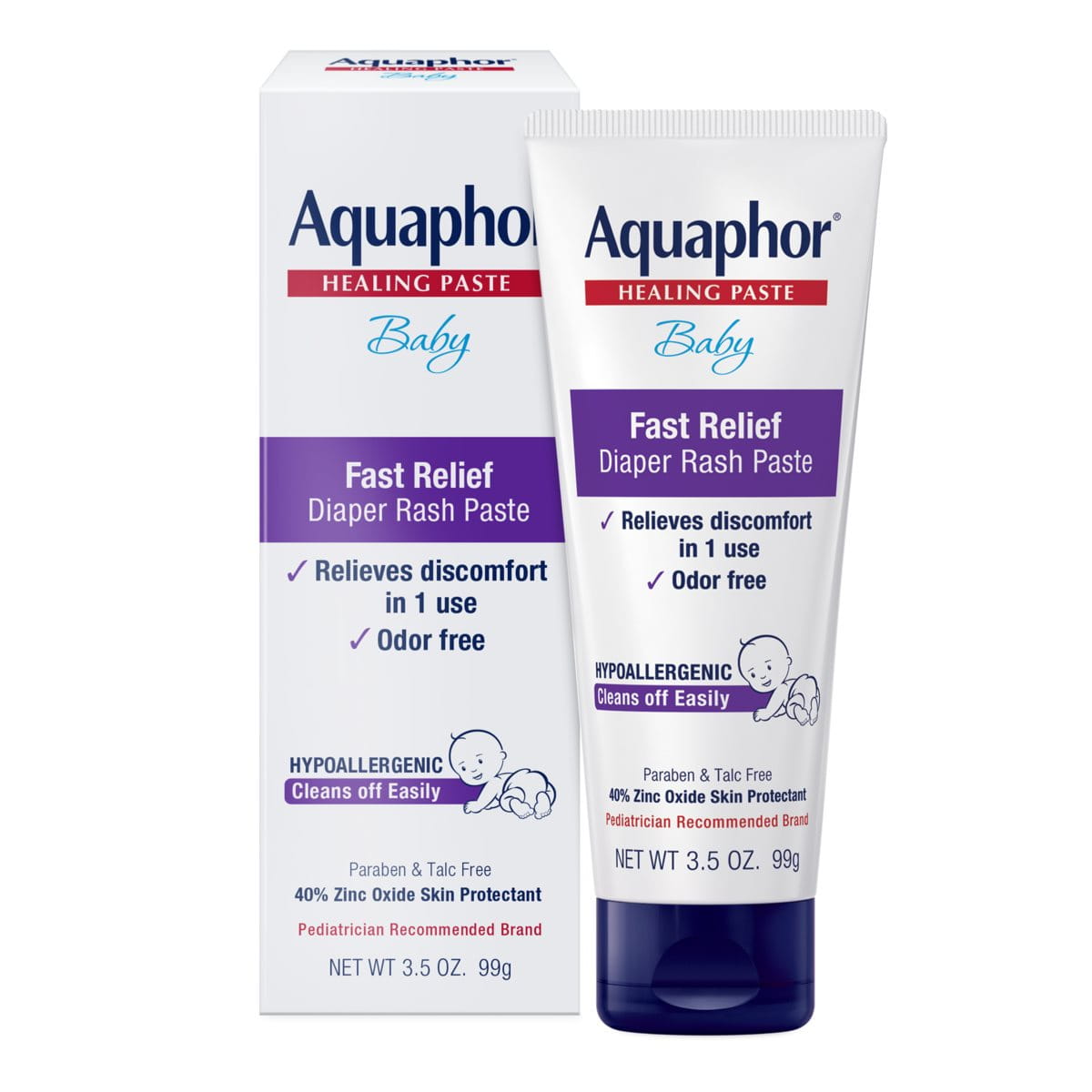 Aquaphor Baby Diaper Rash Paste (3.5oz.)