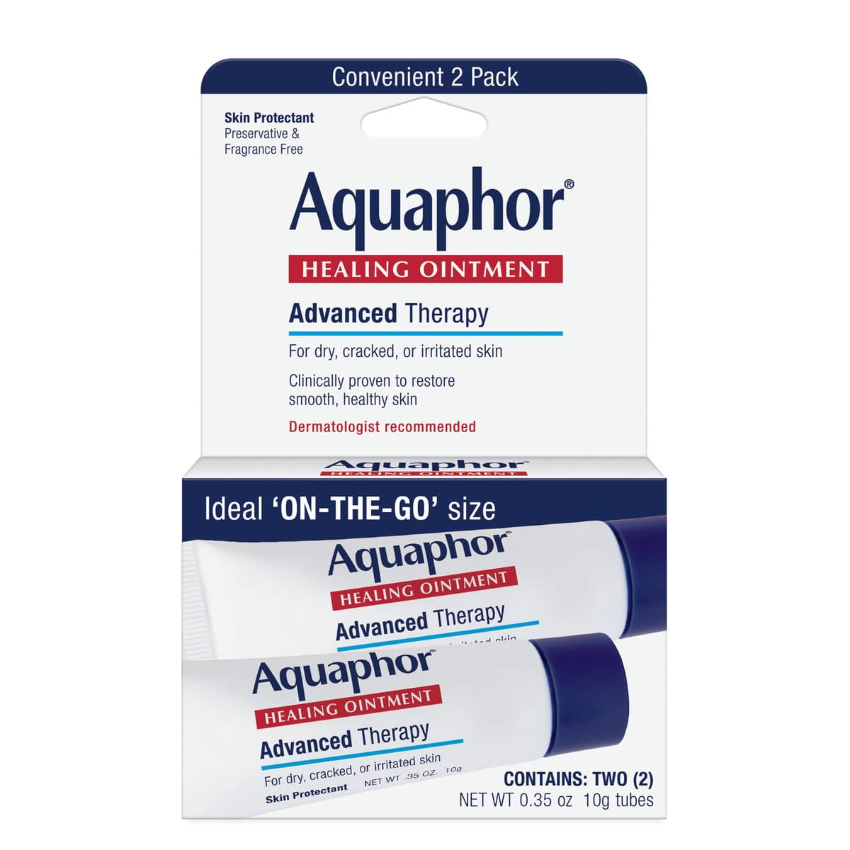 Aquaphor Healing Ointment for Minor Wound Care (2X.35 oz.)