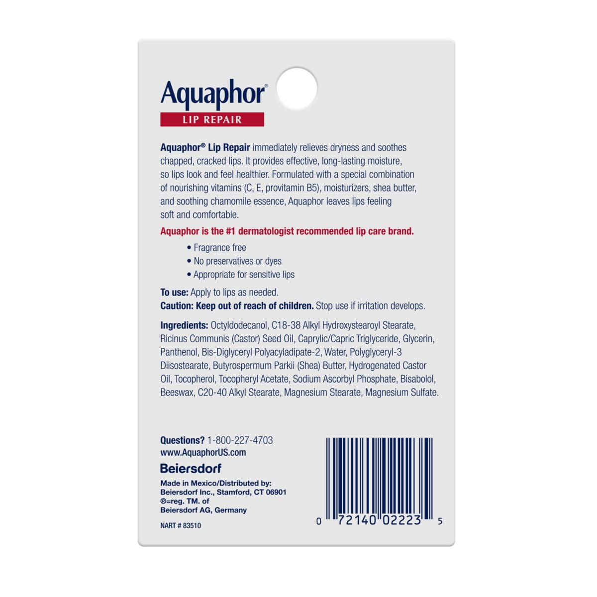 Alternative view of Aquaphor Lip Repair (Dual Pack)