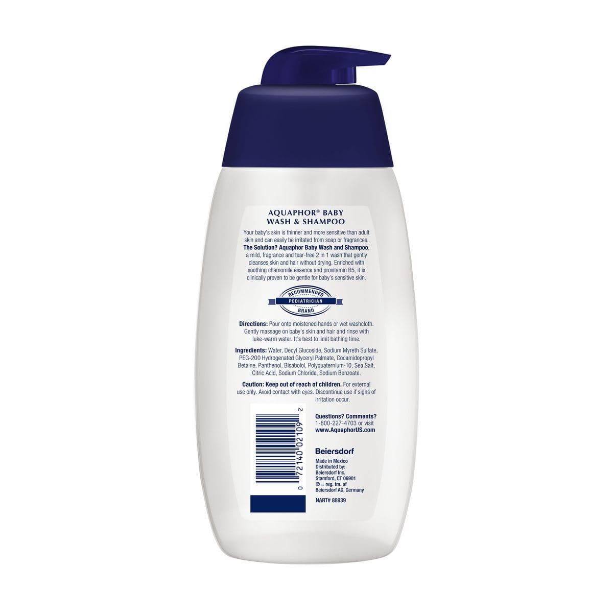 Alternative view of Aquaphor Baby Wash & Shampoo (16.9 fl.oz)