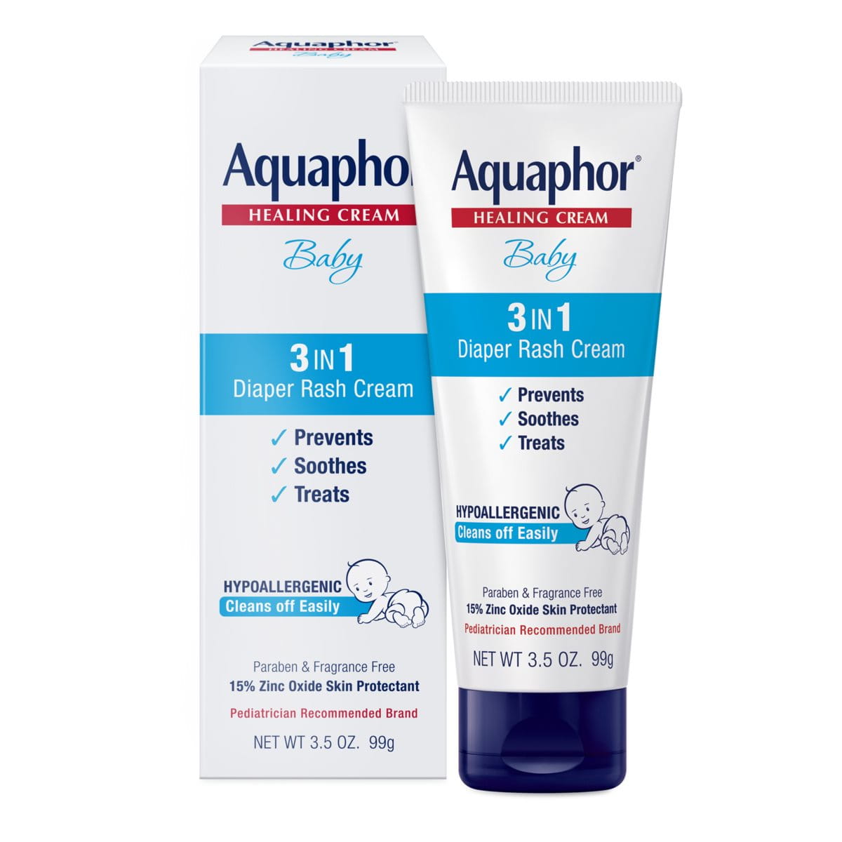 Aquaphor Baby Diaper Rash Cream (3.5oz.)